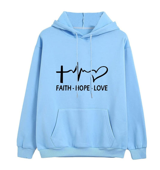 Printed Men Blue Hoodies